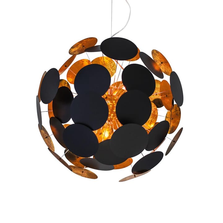 Planet ceiling lamp 66 cm, black-gold By Rydéns