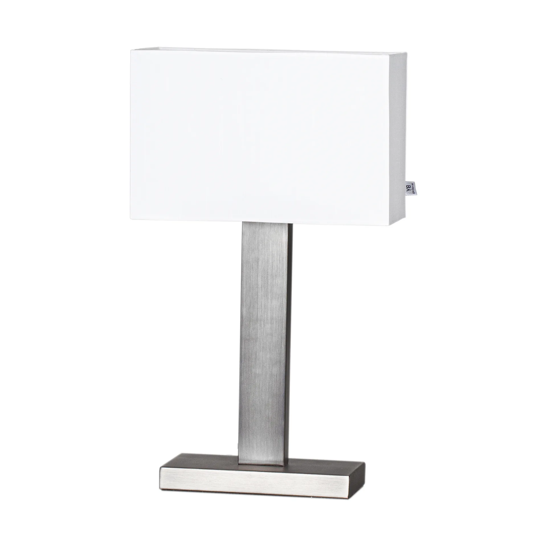 Prime table lamp 47 cm, Brushed steel-white screen By Rydéns