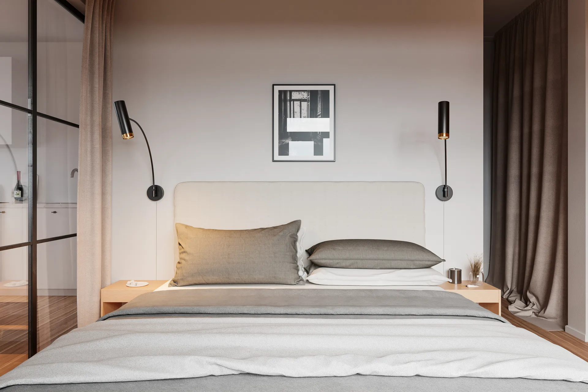 Puls wall lamp XL, Matt black By Rydéns