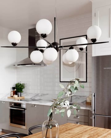 Punto 10-low ceiling lamp - Matte black - By Rydéns
