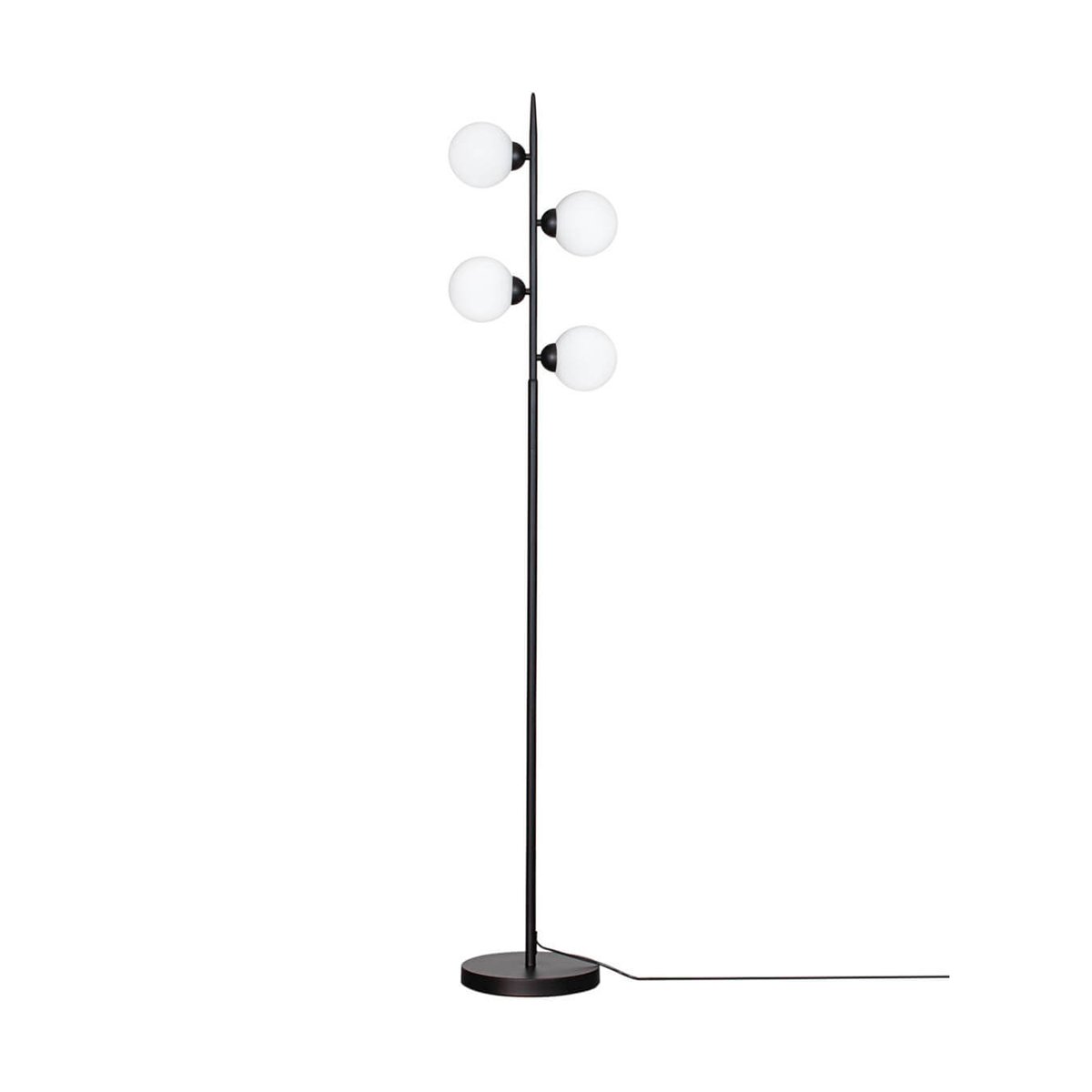 By Rydéns Punto floor lamp 160 cm Matte black | Scandinavian Design | Floor lamps | Black