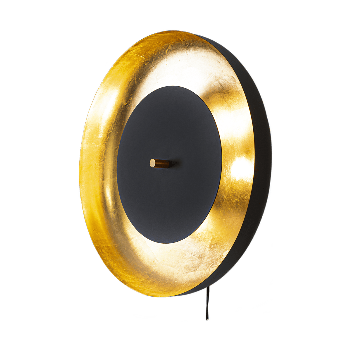 By Rydéns Shelby wall lamp 50 cm Black-gold | Scandinavian Design | Wall lights | Black