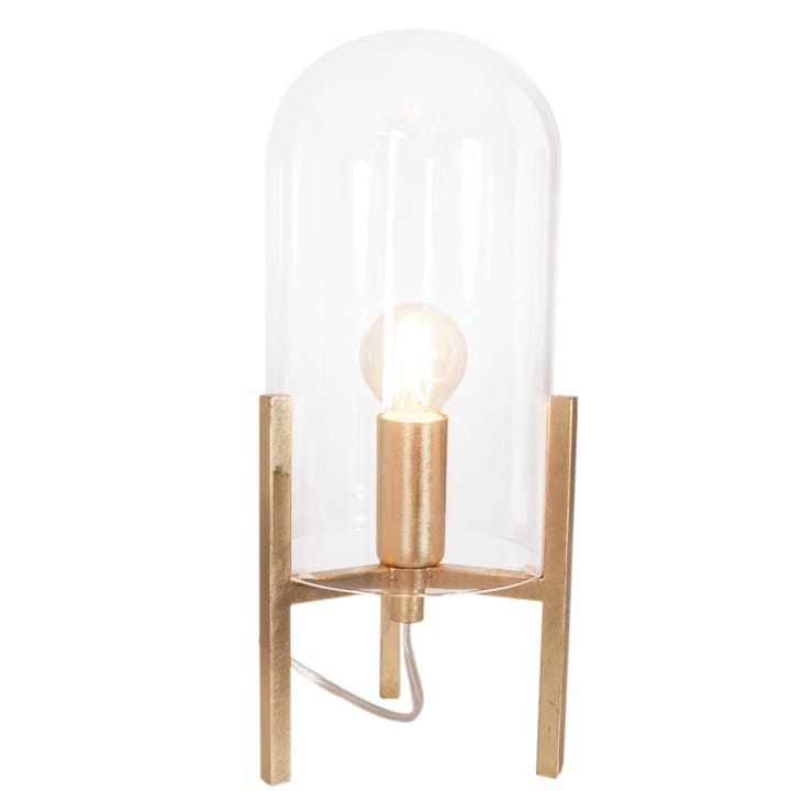 Smokey table lamp - gold clear - By Rydéns