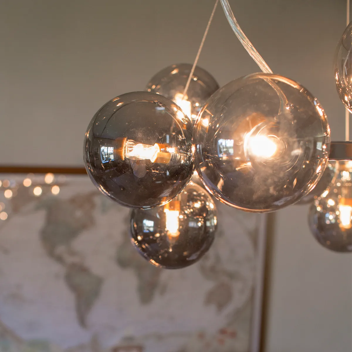 Splendor ceiling lamp, smoke grey By Rydéns