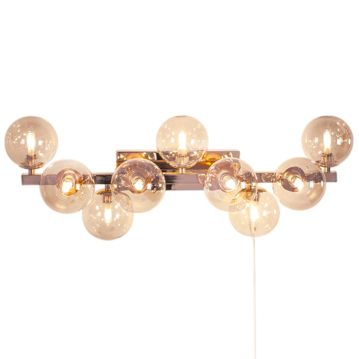 Splendor wall lamp, gold-amber By Rydéns