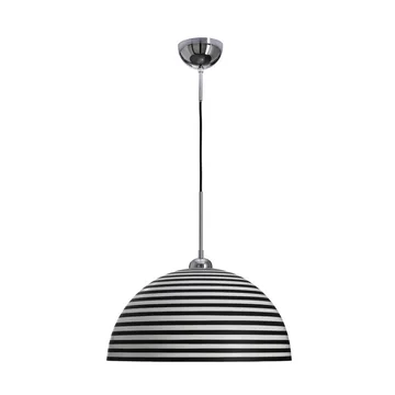 Stripe ceiling lamp - Black-white, Ø45 cm - By Rydéns