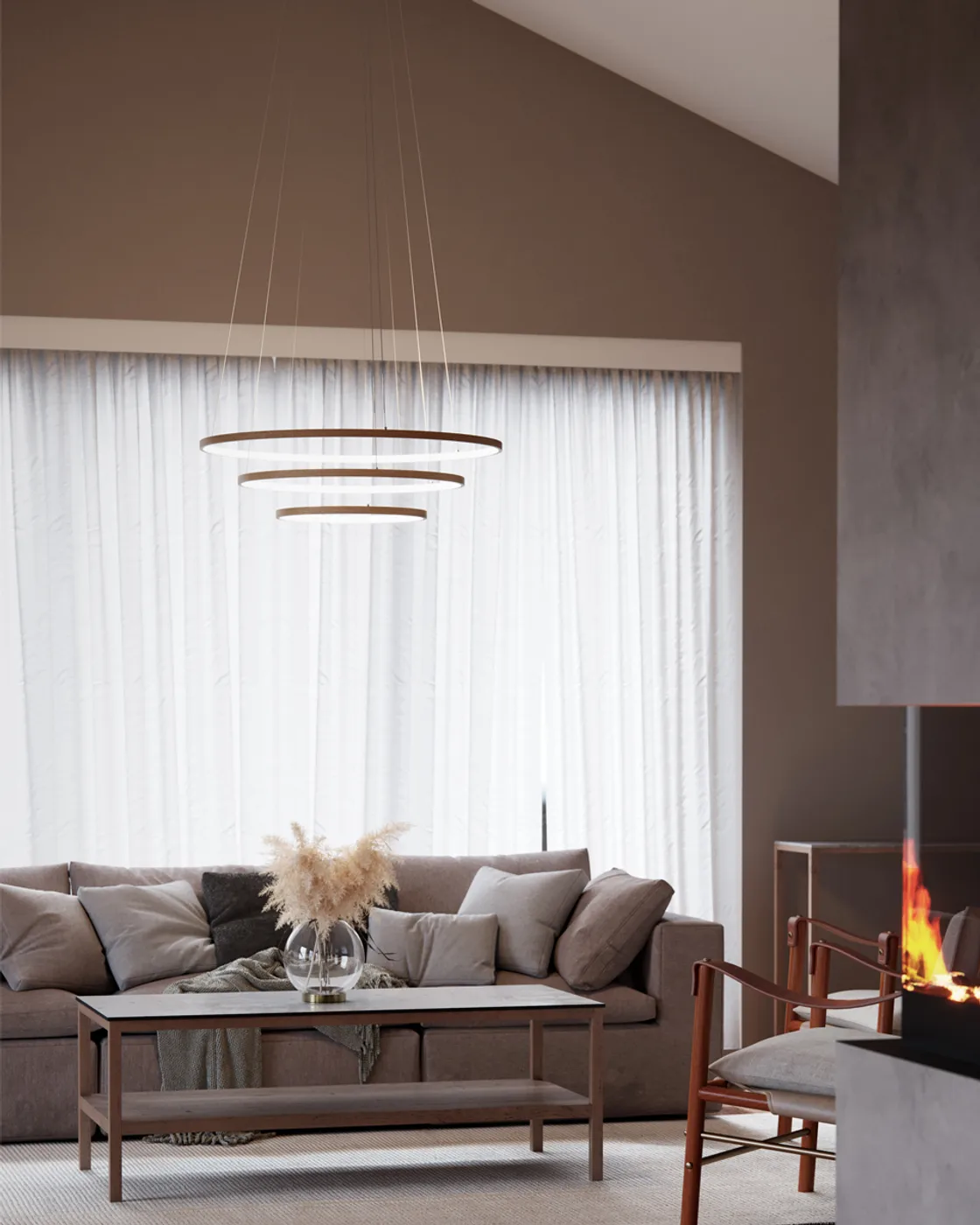 Trione ceiling light Ø80 cm, Nature By Rydéns