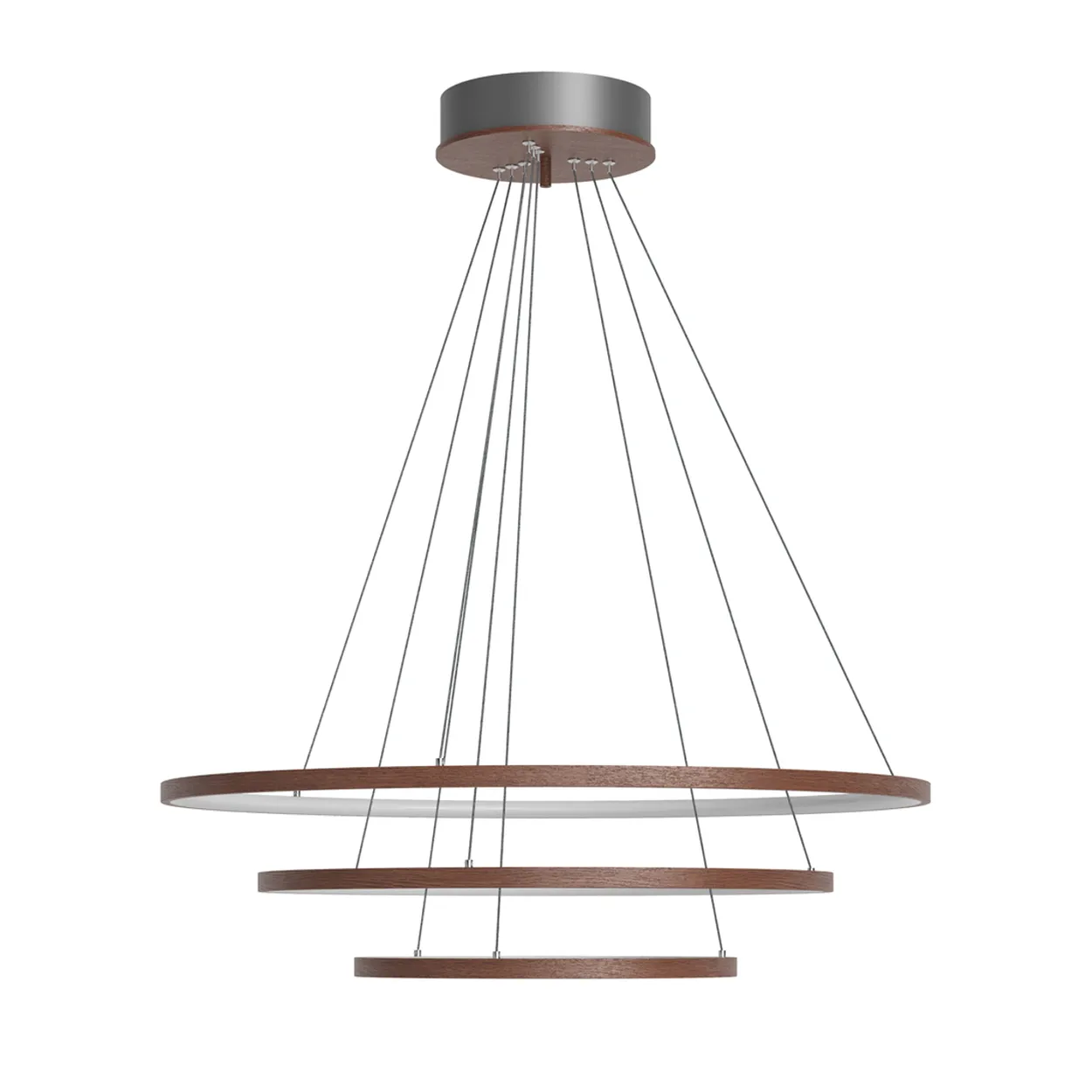 By Rydéns Trione ceiling light o80 cm Walnut | Scandinavian Design | Pendant lamps | Brown