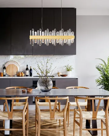 Triumph Bar ceiling light 80 cm - Brass-clear - By Rydéns