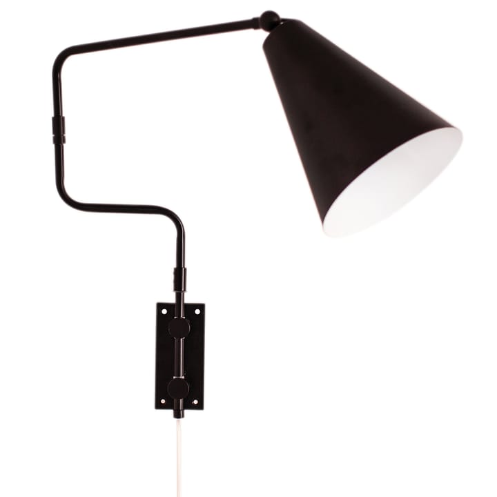 Yukon wall lamp 1 - matte black - By Rydéns