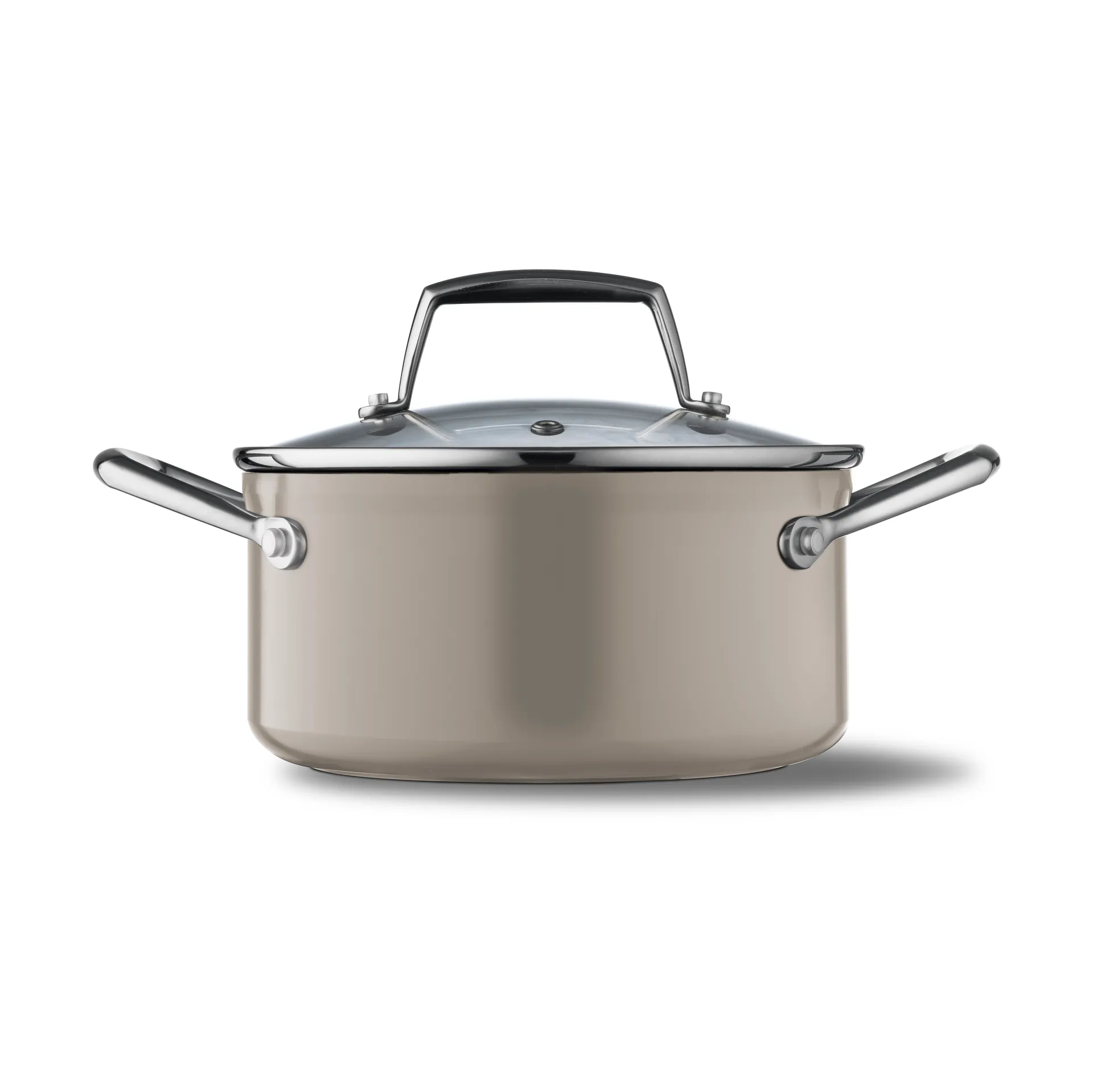 Vivian pot aluminum 2.1 L, Beige By Tareq Taylor