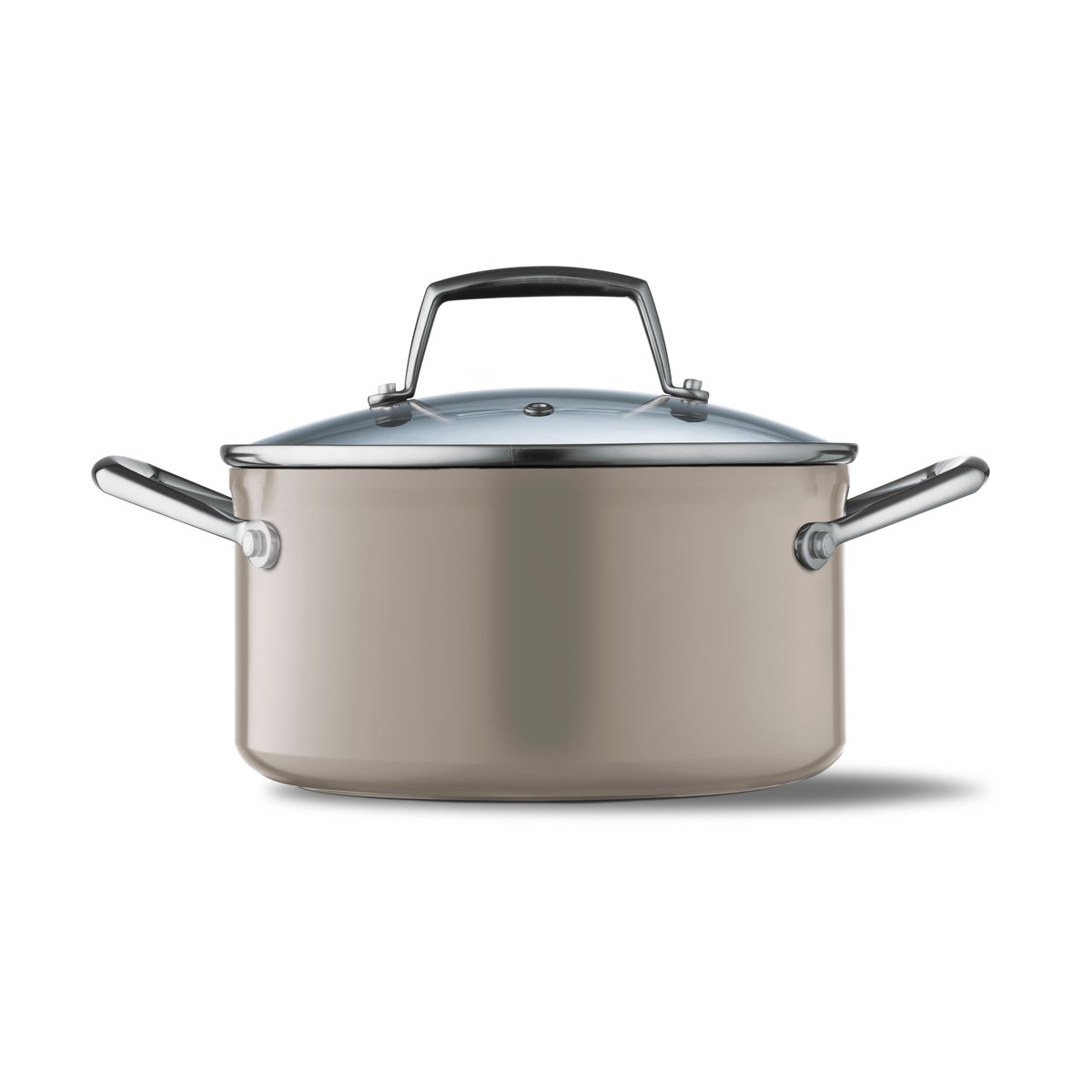 By Tareq Taylor Vivian pot aluminum 3.1 L Beige | Scandinavian Design | Cooking pots & Casserole dishes | Beige
