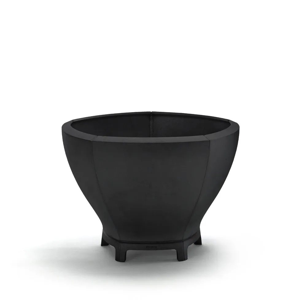 Blom plant pot, Black, small Byarums bruk