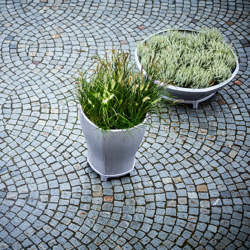 Blom plant pot, Black, small Byarums bruk