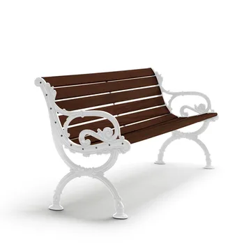 Byarum sofa - Pine brown glaze, white frame, 155 cm - Byarums bruk