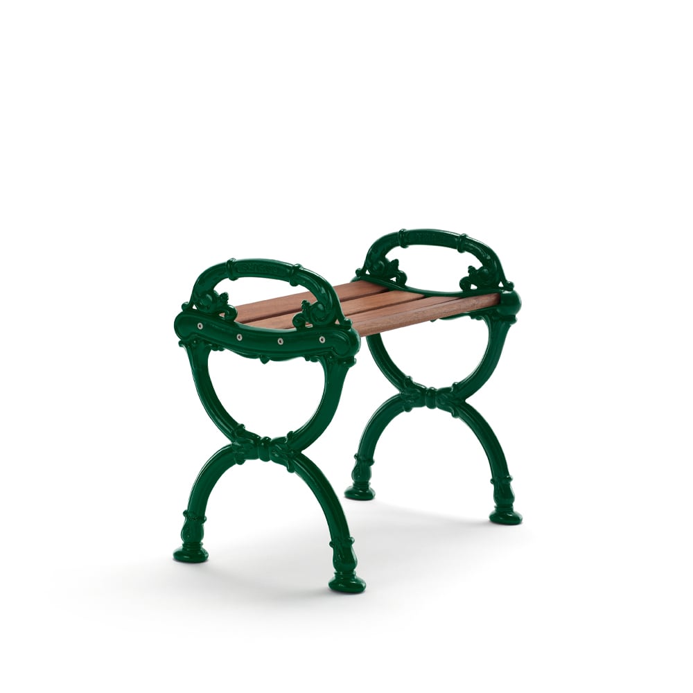 Byarums bruk Byarum stool Mahogany, green stand | Scandinavian Design | Garden chairs | Brown