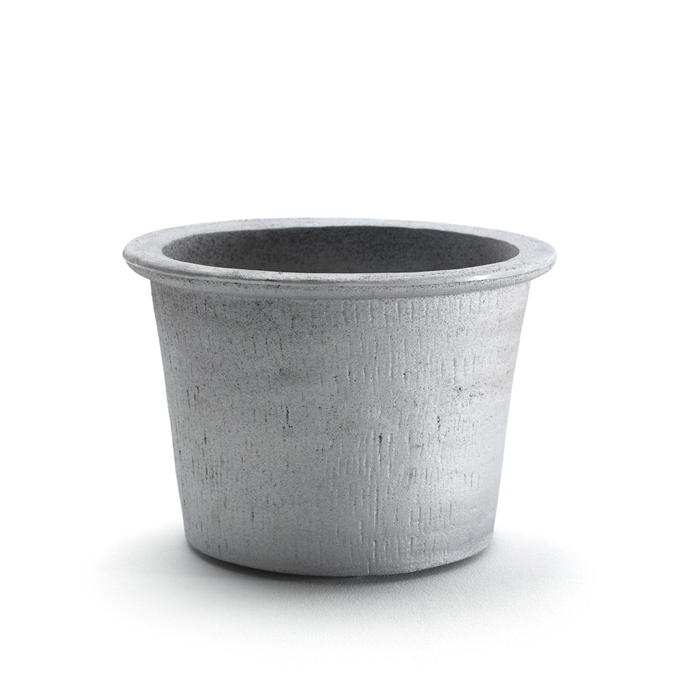 Byarums bruk Cilla plant pot Ø37 cm Aluminum | Scandinavian Design | Flower pots | Silver-coloured