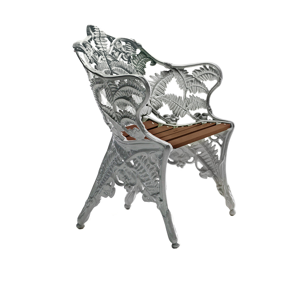 Byarums bruk Classic armchair Aluminium-oiled mahogany