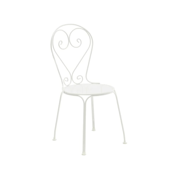 Classic No.1 chair - White, metal seat - Byarums bruk