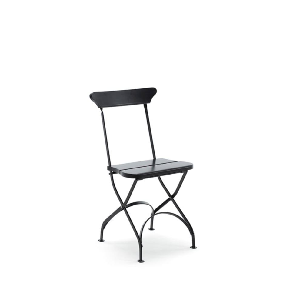 Byarums bruk Classic No.2 chair Black, black stand | Scandinavian Design | Garden chairs | Black