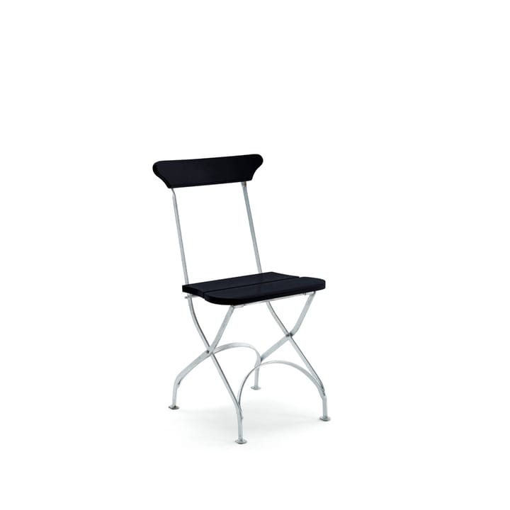 Classic No.2 chair - Black, hot-dip galvanised stand - Byarums bruk