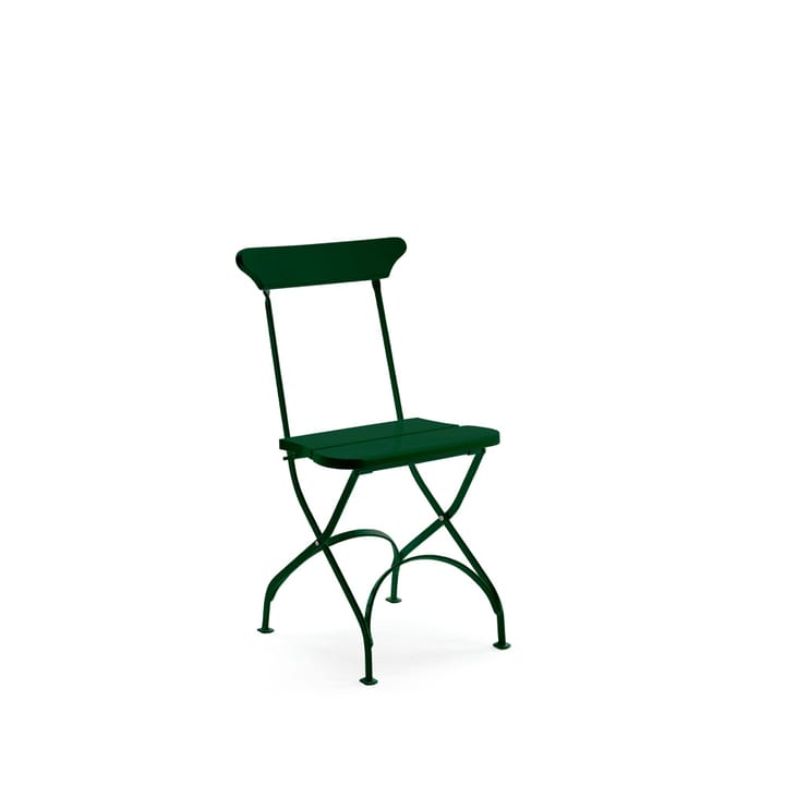 Classic No.2 chair - Green, green stand - Byarums bruk