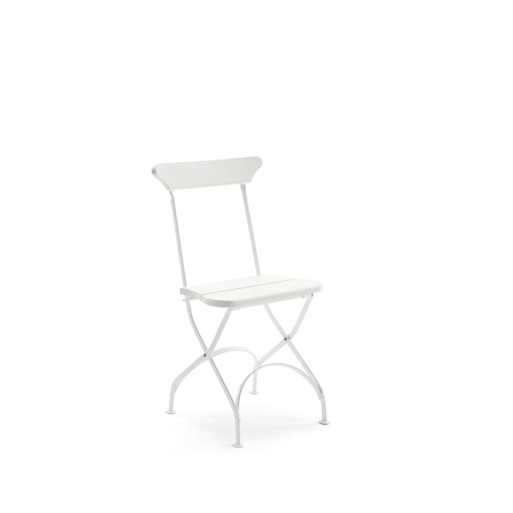 Byarums bruk Classic No.2 chair White, white stand | Scandinavian Design | Garden chairs | White