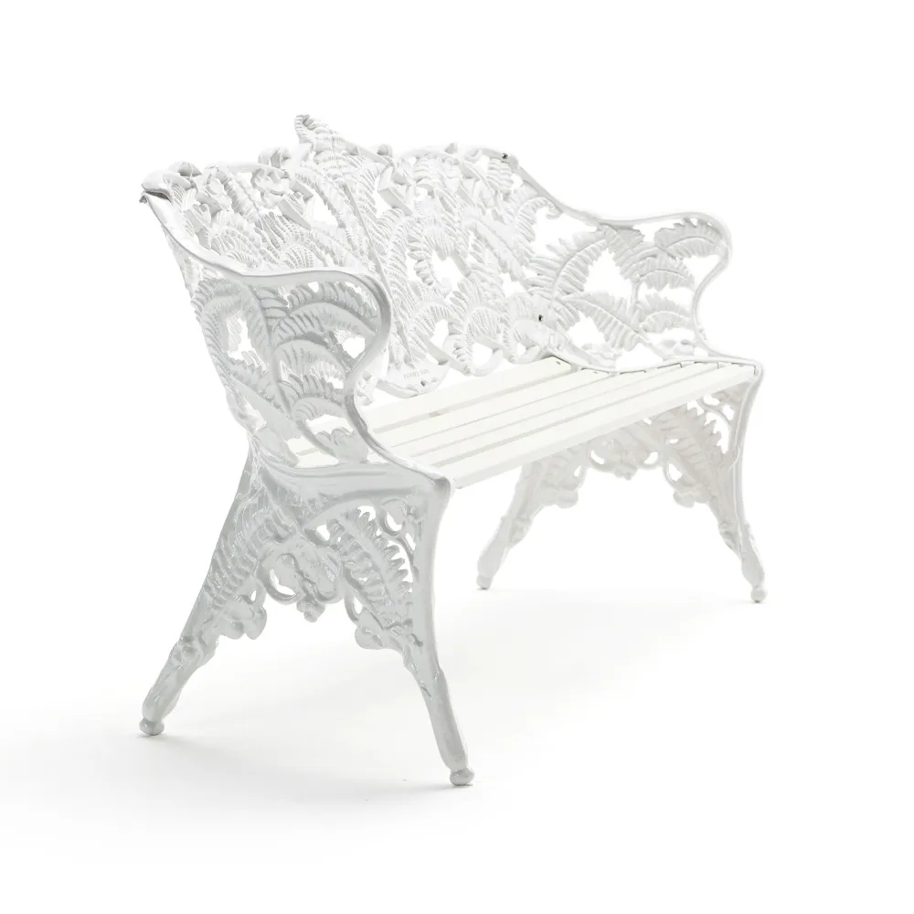 Classic sofa, White lacquered pine, white stand Byarums bruk