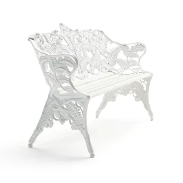 Classic sofa - White lacquered pine, white stand - Byarums bruk