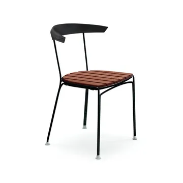 Dover chair - Mahogany oil, black stand - Byarums bruk