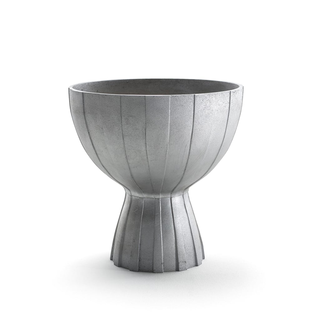 Byarums bruk Duett flower urn Ø42 cm Aluminum | Scandinavian Design | Flower pots | Silver-coloured