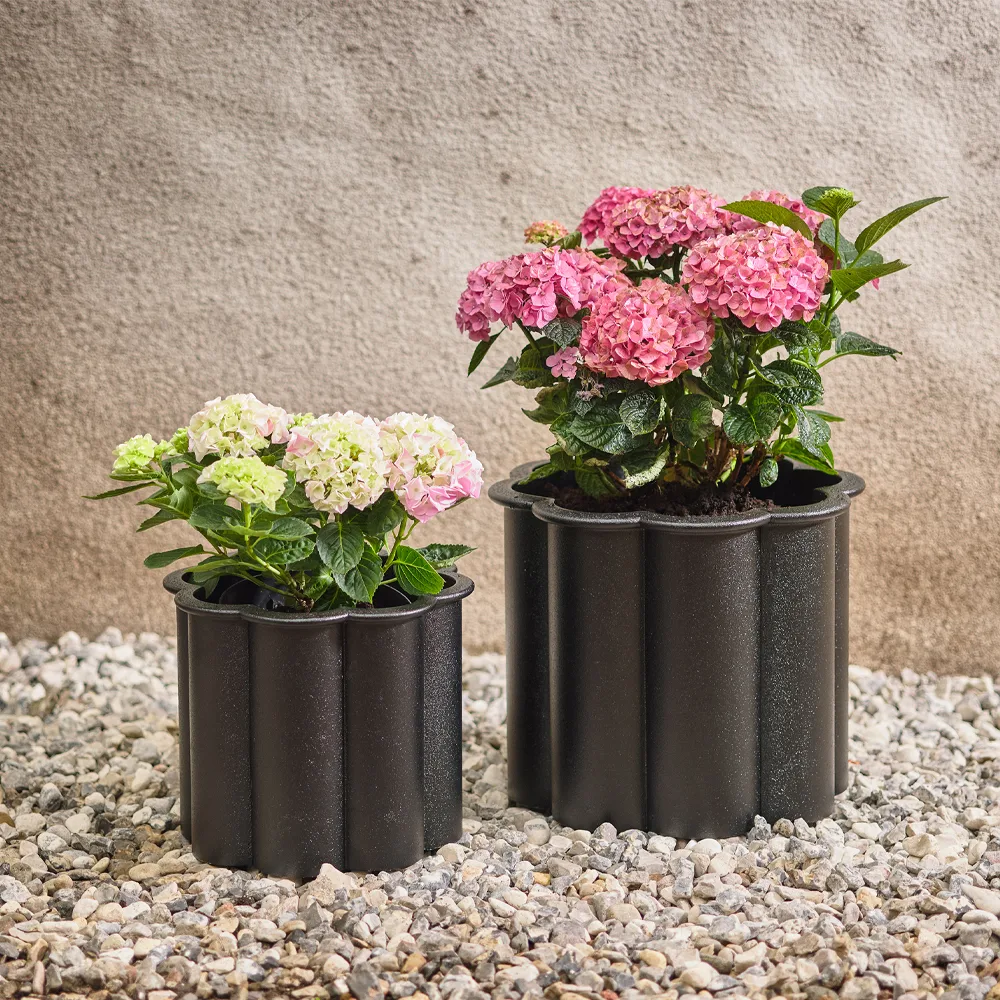 Gråsippa plant pot, Black, no. 2 Ø41 cm Byarums bruk