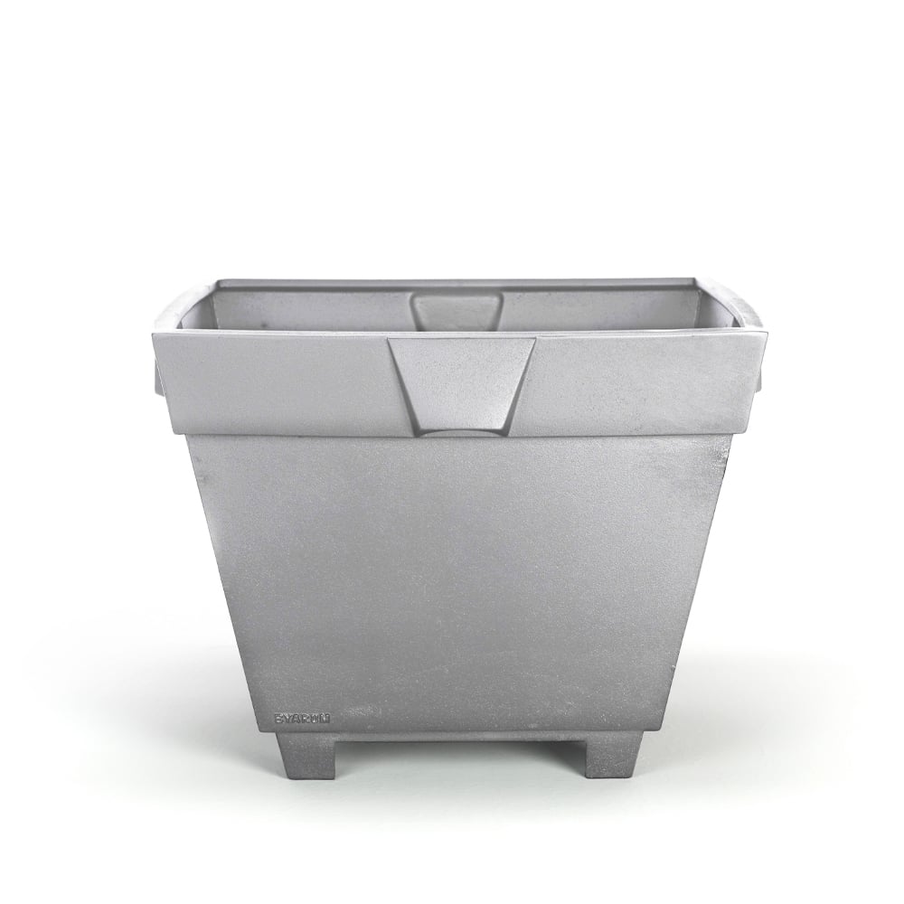 Byarums bruk Karl plant pot Aluminum | Scandinavian Design | Flower pots | Silver-coloured