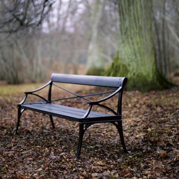 Lessebo sofa - Green, black stand - Byarums bruk