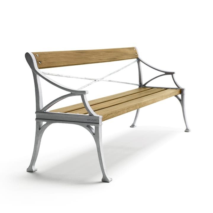 Lessebo sofa - Oak oil, raw aluminum stand - Byarums bruk