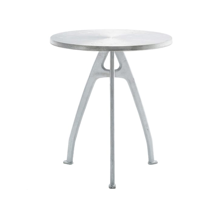 Odd coffee table - Aluminum, raw aluminum stand, loop - Byarums bruk
