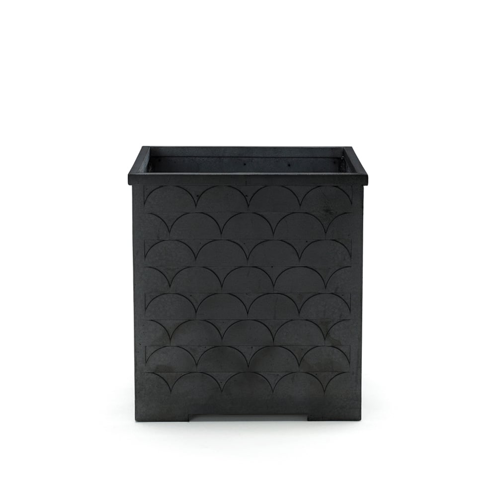 Byarums bruk Relief plant pot Black | Scandinavian Design | Flower pots | Black