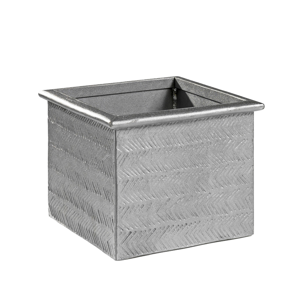 Byarums bruk Signe plant pot Aluminum | Scandinavian Design | Flower pots | Silver-coloured
