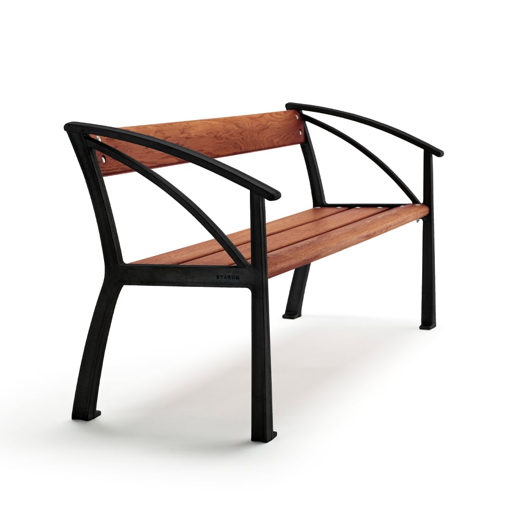Byarums bruk Vasa sofa Mahogany, black stand | Scandinavian Design | Brown