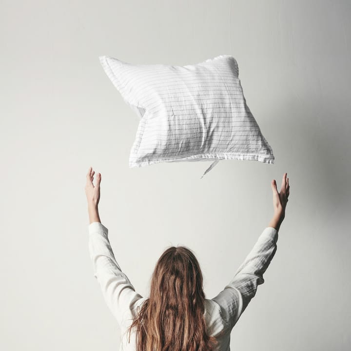 Dagny pillowcase 50x60 cm - Snow-coal - byNORD
