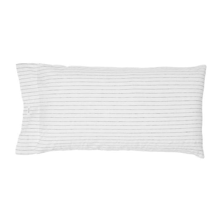 Gunhild pillowcase 50x90 cm - Snow-coal - byNORD
