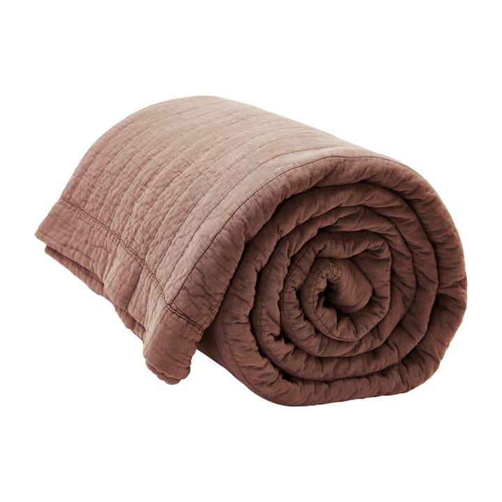 Magnhild quilted bedspread 280x280 cm - Berry - ByNORD