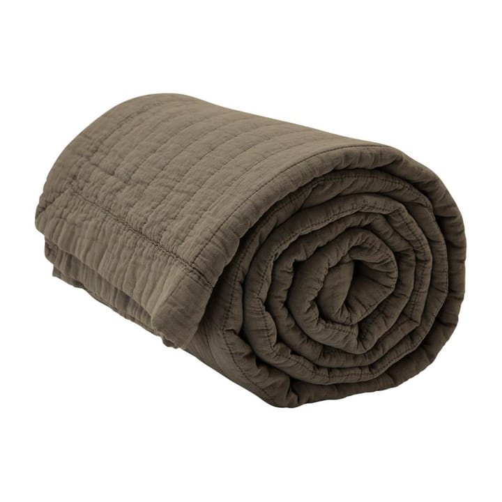 Magnhild vadderat bedspread 160x280 cm, Bark byNORD
