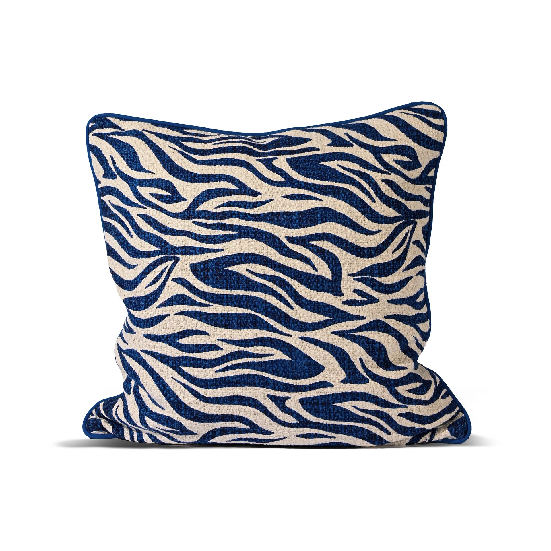 Anima cushion M 50x50 cm, Zebra-blue Byon