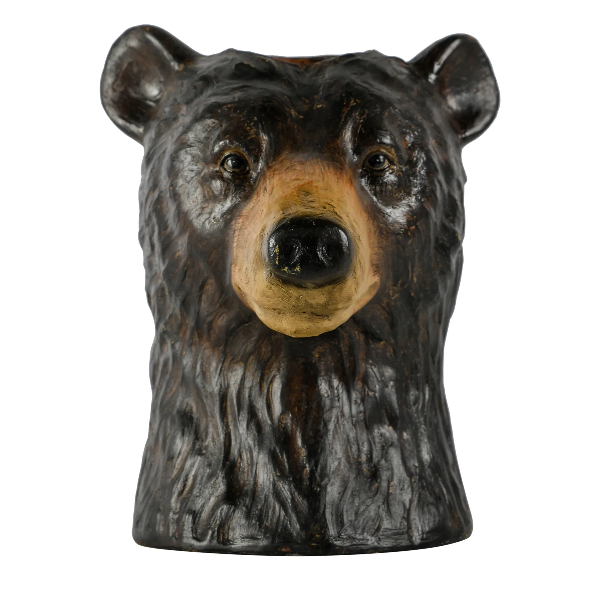 Bear vase, Brown Byon