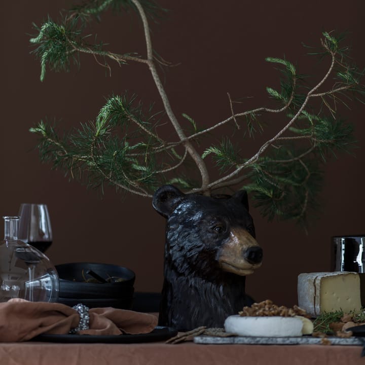 Bear vase, Brown Byon