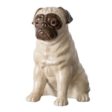 Big Pug decoration 31 cm - beige - Byon