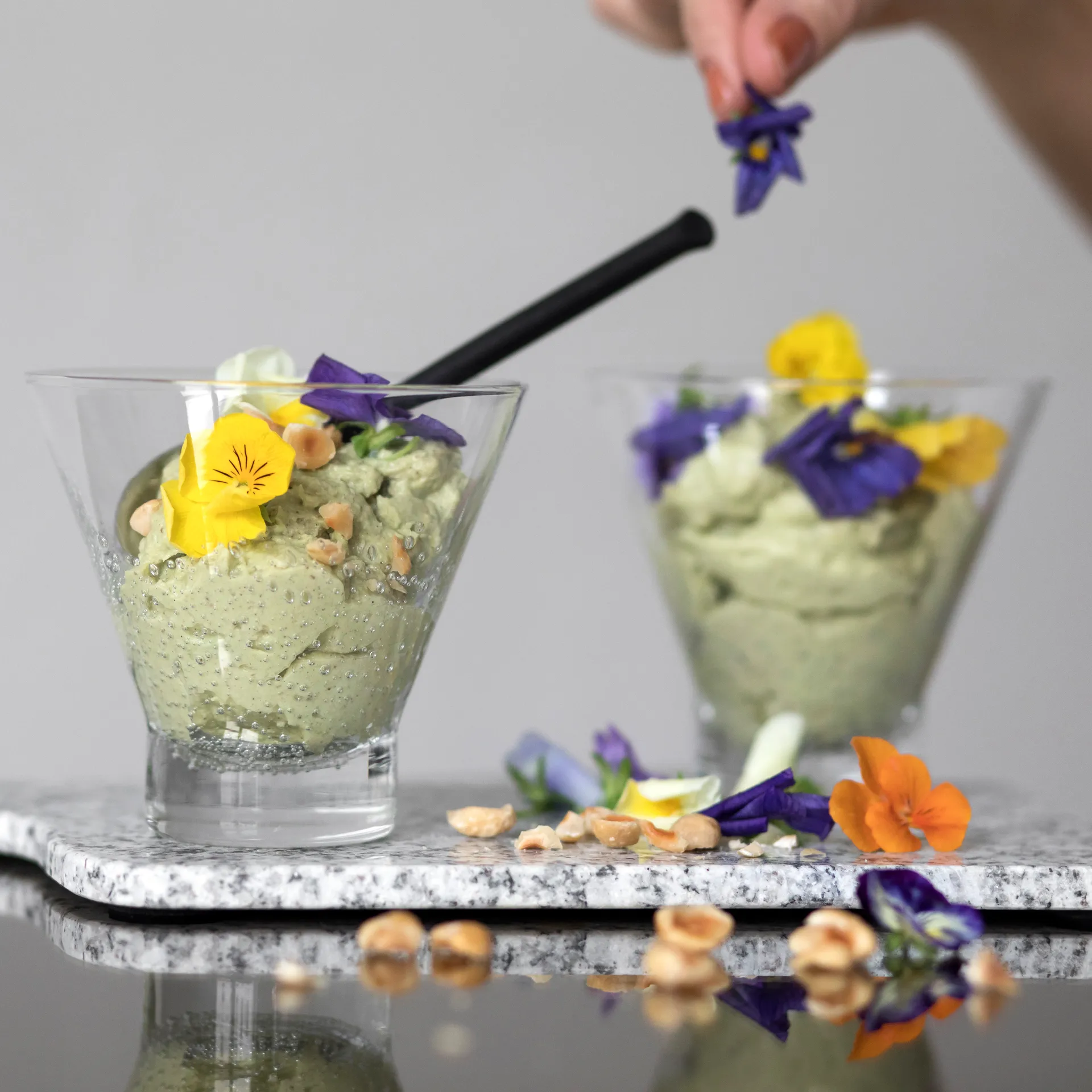 Bubbles drinking glass, Clear Byon