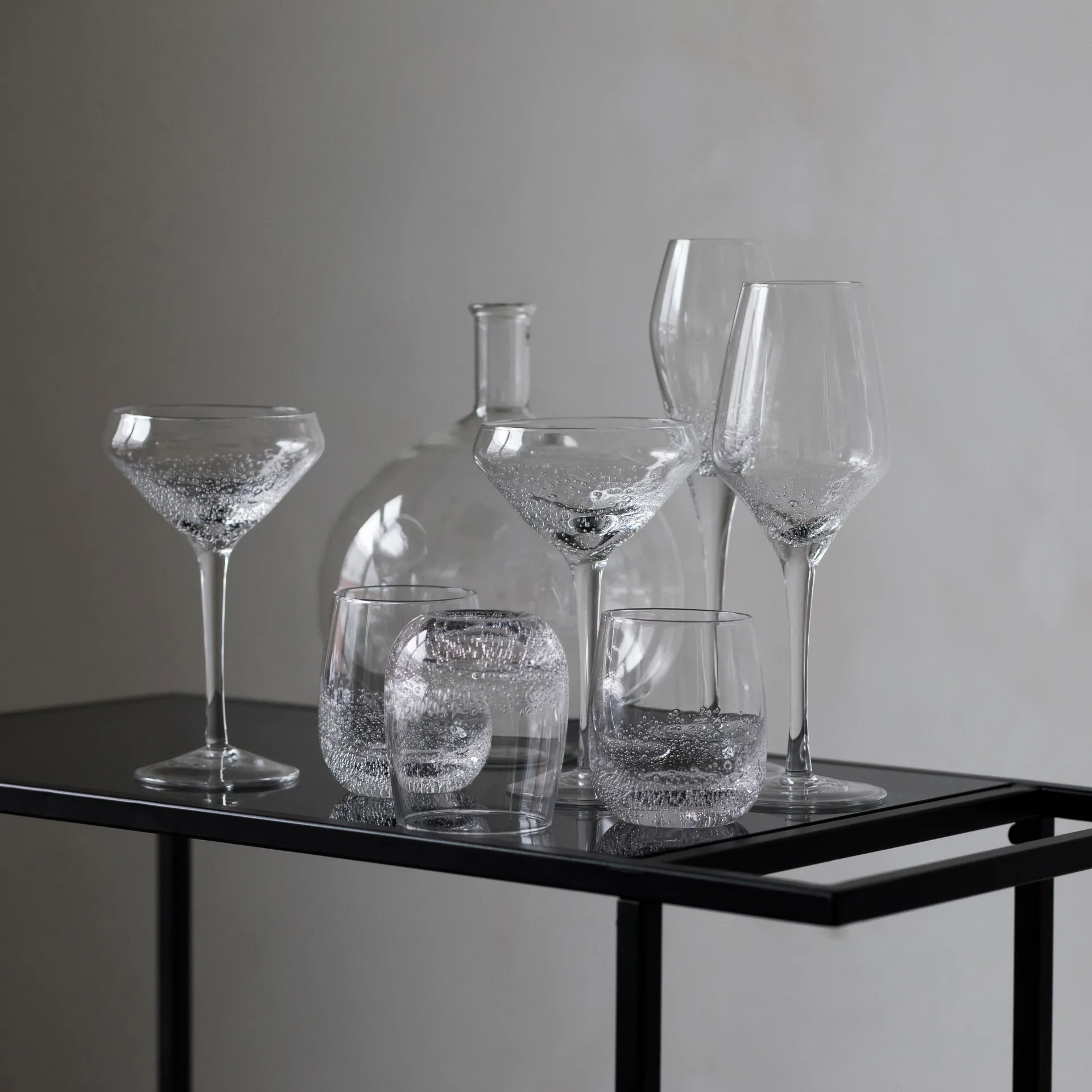 Bubbles wine glass, Clear Byon