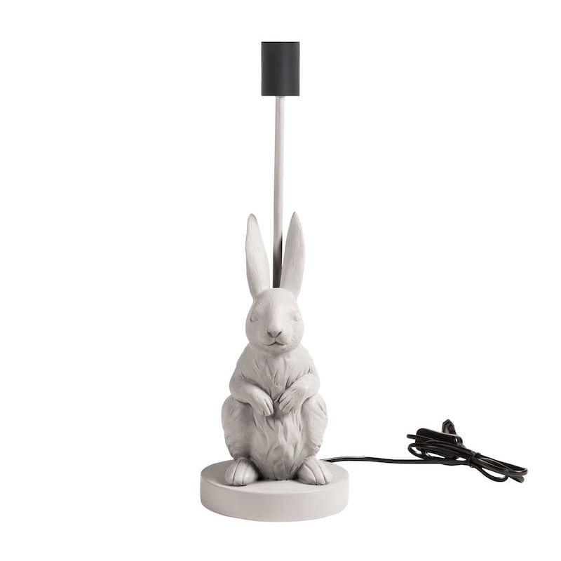 Byon lamp base animal Rabbit | Scandinavian Design | Lamp bases | Grey